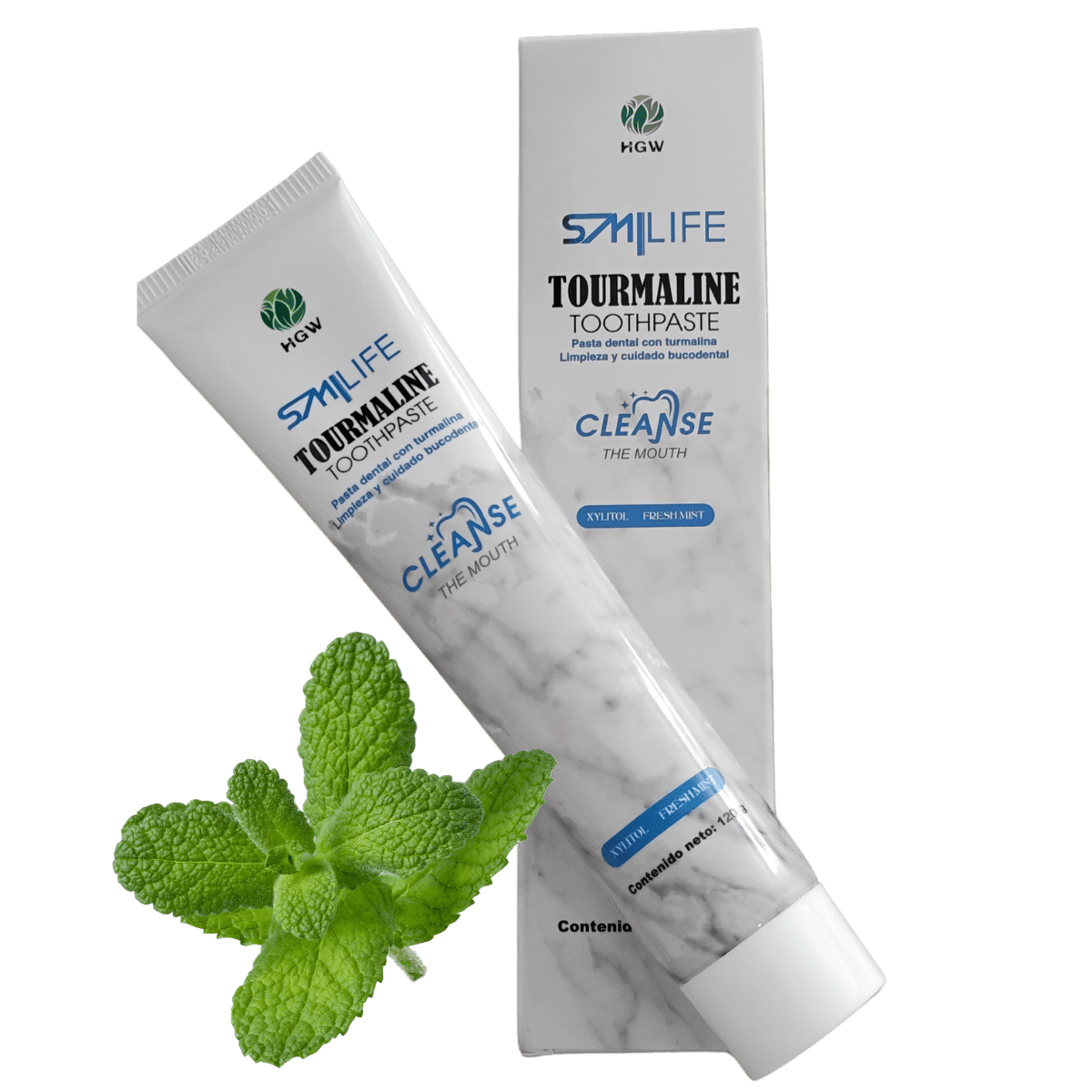 Crema Dental Turmalina Blanca HGW | Blanqueado Natural